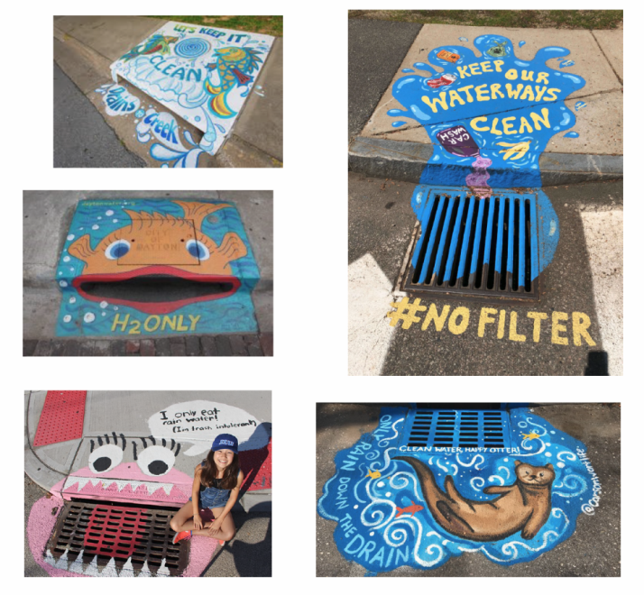 Storm Drain Art examples