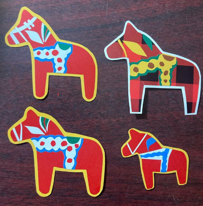 not_hid_ Dala horse stickers