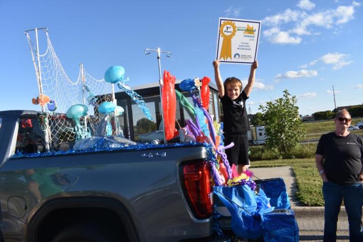 Parade float on 20th Street