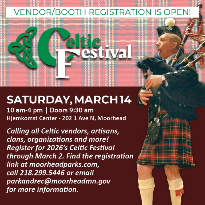 Celtic Festival - event, save the date, schedule, vendor call - 20252